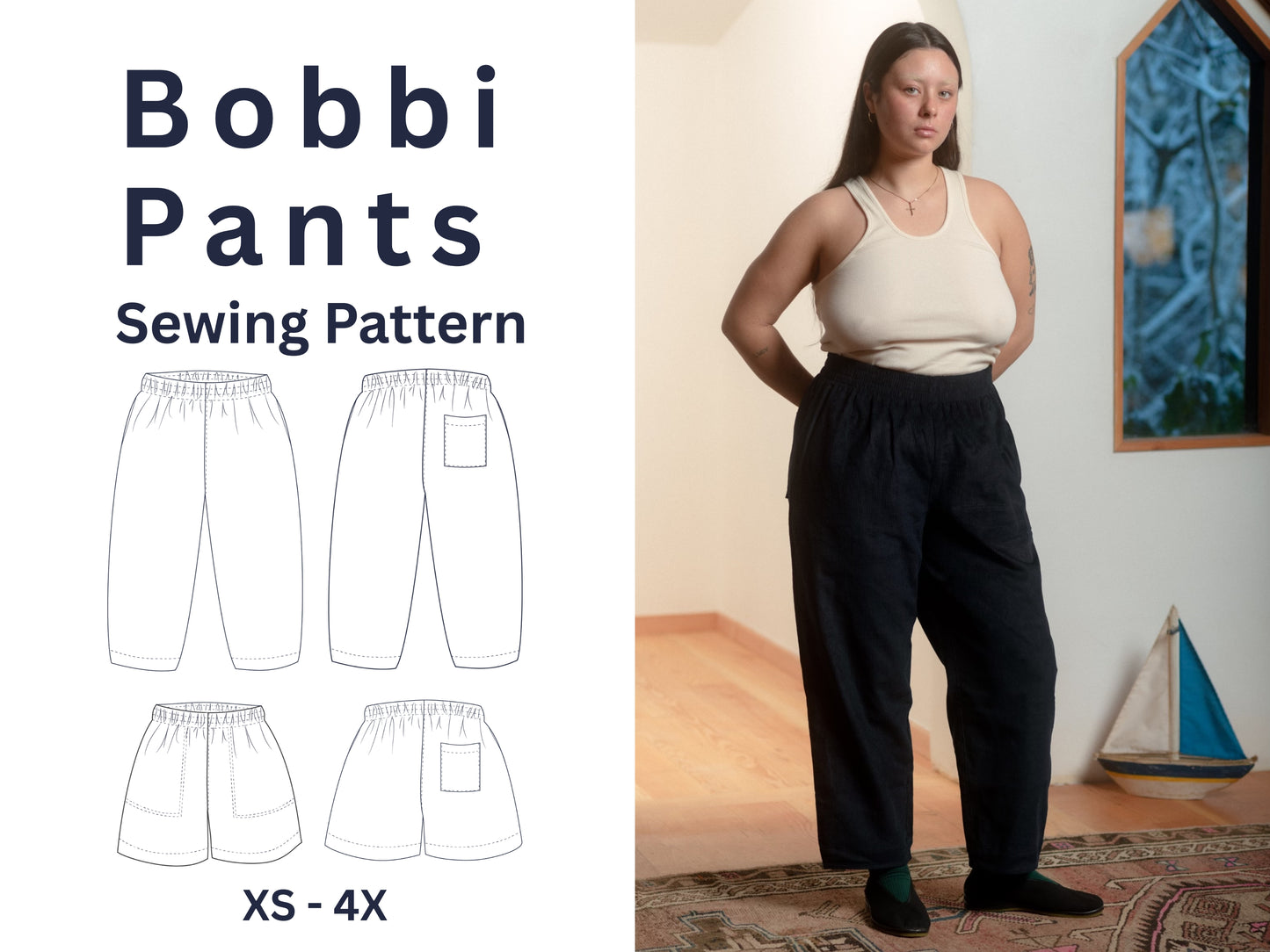 BOBBI PANTS - PDF PATTERN