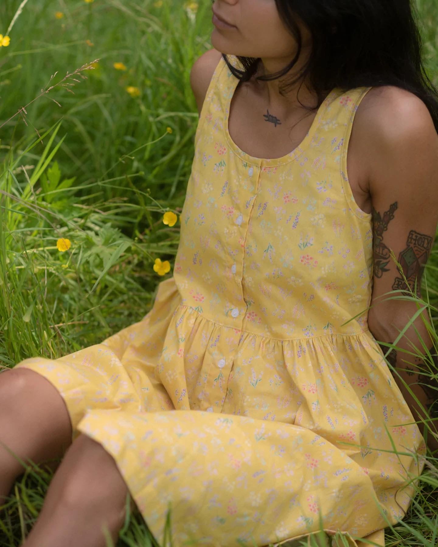 GATHERED DRESS - PDF SEWING PATTERN