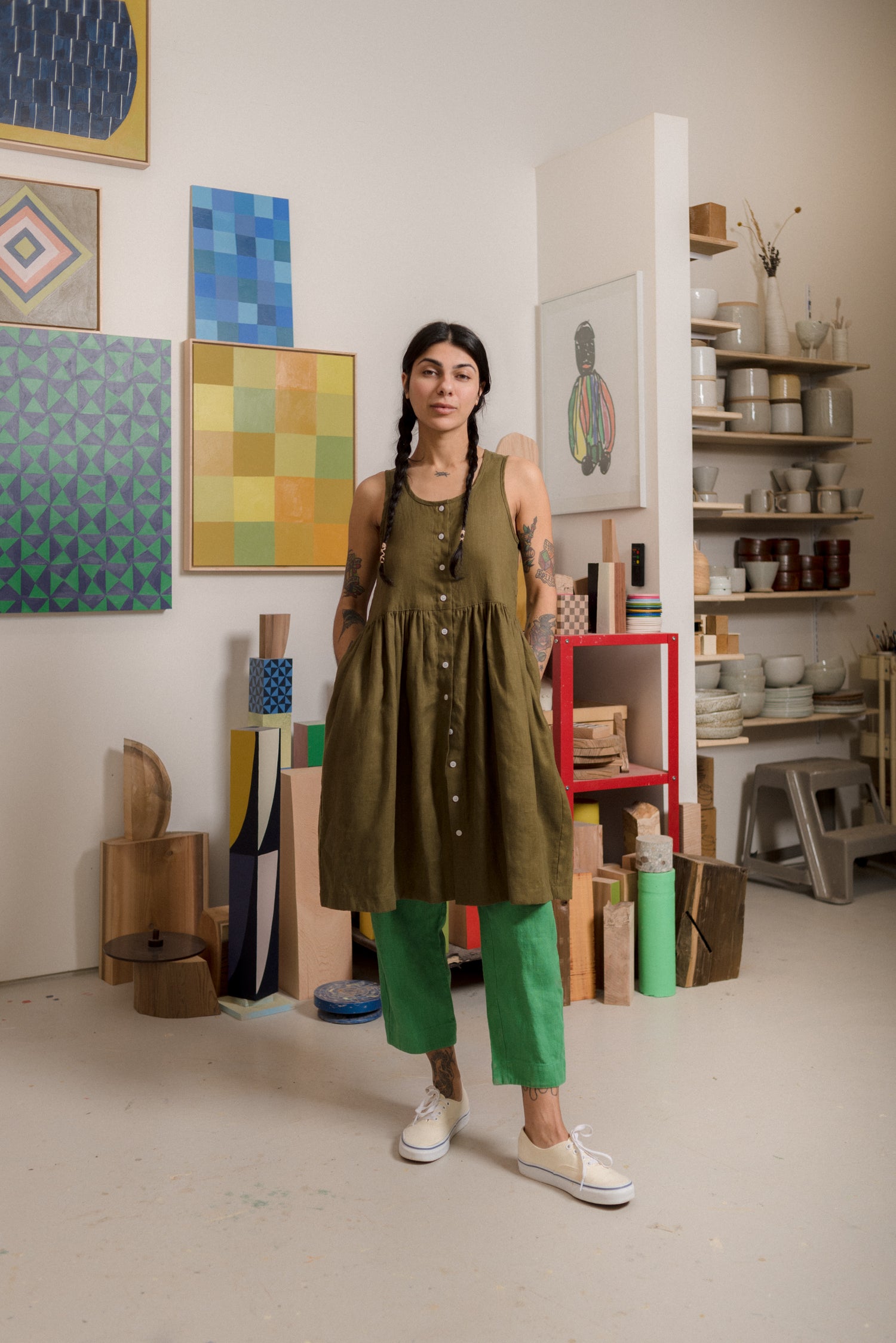 beaton linen dress Beaton linen