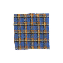Load image into Gallery viewer, PLAID DOUBLE CLOTH 100% COTTON - BLUE
