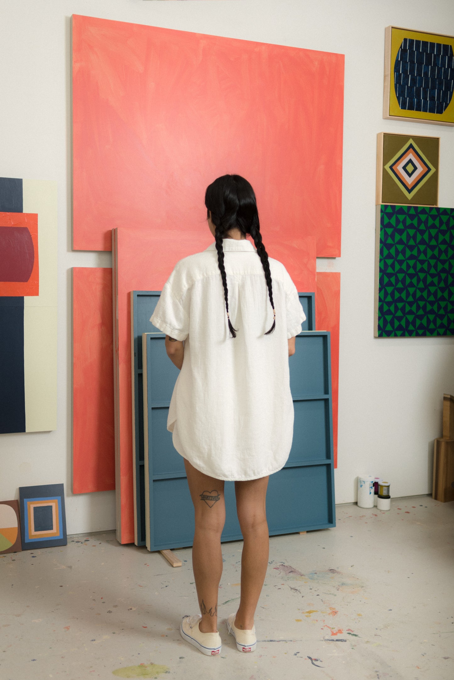 POPOVER SHIRT - WAFFLE