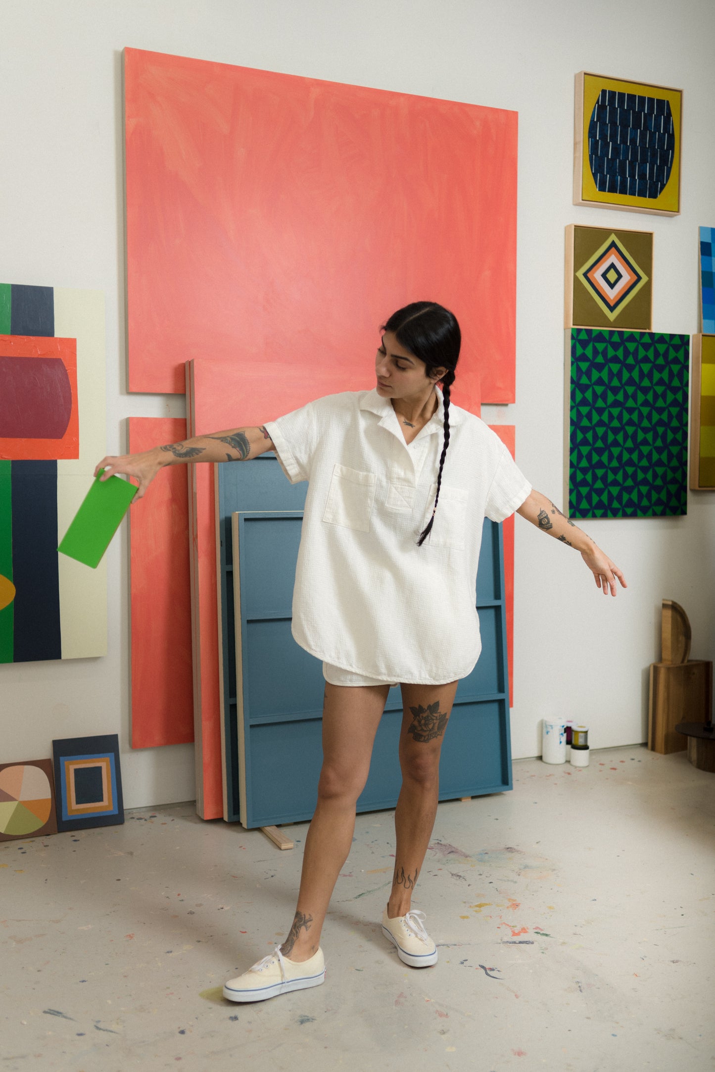 POPOVER SHIRT - WAFFLE