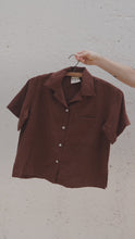 Load and play video in Gallery viewer, BOAT SHIRT, WALNUT
